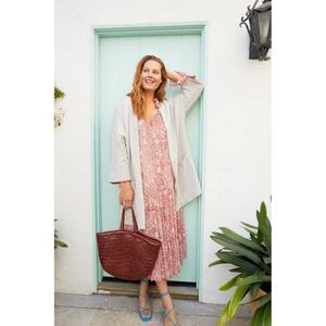 DONNI. Ribbed Sweater Coat